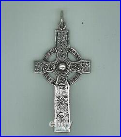 Hamilton &inches Scottish Silver Celtic/iona/kildadron Cross 1924