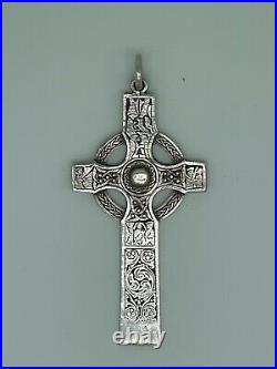 Hamilton &inches Scottish Silver Celtic/iona/kildadron Cross 1924