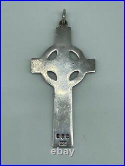 Hamilton &inches Scottish Silver Celtic/iona/kildadron Cross 1924