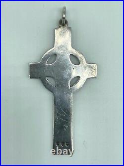 Hamilton &inches Scottish Silver Celtic/iona/kildadron Cross 1924