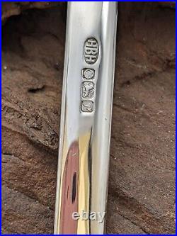 Heavy Large Sterling Silver Letter Opener, Scots Guard, Hallmarked 1989