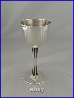 Heavy SCOTTISH Solid Silver GOBLET or WINE CUP 1977 Edinburgh Sterling Silver