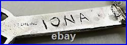 IONA SCOTTISH CADDY SPOON STERLING SILVER 20thC Manner of Alexander Ritchie