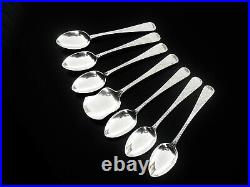 Immaculate Scottish Sterling Silver Teaspoons & Sugar Shovel, Glasgow 1882