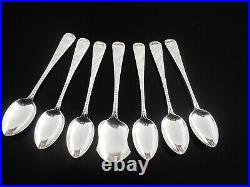 Immaculate Scottish Sterling Silver Teaspoons & Sugar Shovel, Glasgow 1882