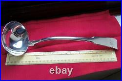 Inverness C1813 Scottish Provincial Solid Silver Soup/stew Ladle Robert Naughton