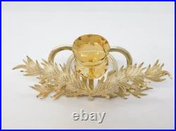 Inverness Scottish Provincial Sterling Silver, Citrine Thistle Place Setting