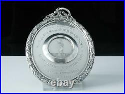 LARGE Scottish Sterling Silver Quoiting Medal, Sir Mark John MacTaggart Stewart