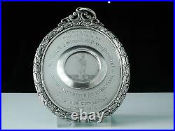 LARGE Scottish Sterling Silver Quoiting Medal, Sir Mark John MacTaggart Stewart