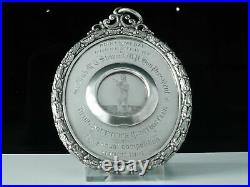 LARGE Scottish Sterling Silver Quoiting Medal, Sir Mark John MacTaggart Stewart