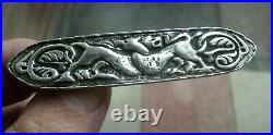 LARGE Zoomorphic Stg. Silver Scottish Iona Brooch Hamish Dawson Bowman 1960s