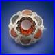 Large Antique Victorian Scottish Silver Citrine & Agate Brooch