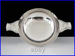 Large Boxed Scottish Sterling Silver Quaich, Hallmarked Edinburgh 2003