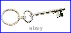 Large Rare Hamilton & Inches Scottish Hammered Sterling Silver Key Ring 30.4 gr