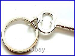 Large Rare Hamilton & Inches Scottish Hammered Sterling Silver Key Ring 30.4 gr