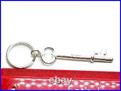 Large Rare Hamilton & Inches Scottish Hammered Sterling Silver Key Ring 30.4 gr