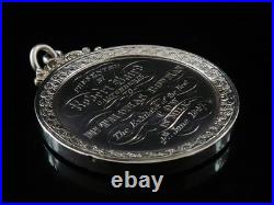 Large Scottish Sterling Silver Farming Agricultural Medal, Best Cow in Milk 1847