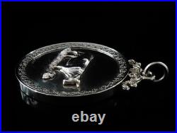 Large Scottish Sterling Silver Farming Agricultural Medal, Best Cow in Milk 1847