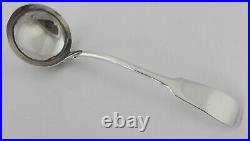 Large Scottish Sterling Silver Sauce Ladle, John Muir Jr, Glasgow 1841 57g