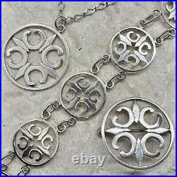 Malcolm Gray Scottish 925 Sterling Silver Cross Set Bracelet Pendant & Brooch