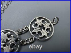 Malcolm Gray Scottish 925 Sterling Silver Cross Set Bracelet Pendant & Brooch