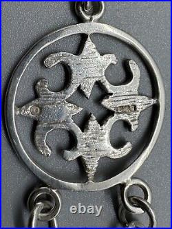 Malcolm Gray Scottish 925 Sterling Silver Cross Set Bracelet Pendant & Brooch