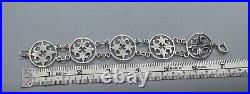 Malcolm Gray Scottish 925 Sterling Silver Cross Set Bracelet Pendant & Brooch