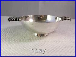 Mappin and Webb Edinburgh Sterling Silver Quaich Thistle Handles 1993 120.4 gr