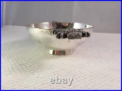 Mappin and Webb Edinburgh Sterling Silver Quaich Thistle Handles 1993 120.4 gr