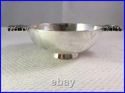 Mappin and Webb Edinburgh Sterling Silver Quaich Thistle Handles 1993 120.4 gr