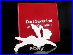 NEW Sterling Silver ANGEL Christmas Tree Decoration Ornament, Scottish, Boxed