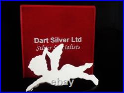 NEW Sterling Silver ANGEL Christmas Tree Decoration Ornament, Scottish, Boxed