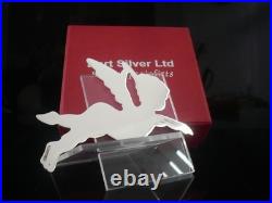 NEW Sterling Silver ANGEL Christmas Tree Decoration Ornament, Scottish, Boxed