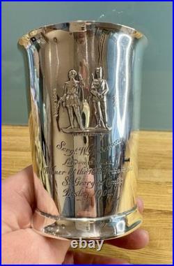 NRA 1902 Sterling Silver London Scottish Bisley Shooting Trophy By Elkington