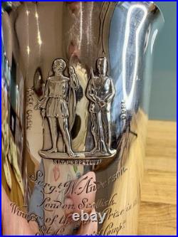 NRA 1902 Sterling Silver London Scottish Bisley Shooting Trophy By Elkington