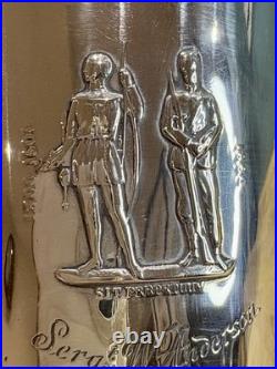 NRA 1902 Sterling Silver London Scottish Bisley Shooting Trophy By Elkington