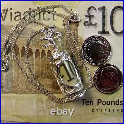 New Sterling Silver scottish ten pound note pendant & chain