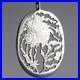 Norman Cherry, Sterling Silver Textured Pendant on Chain, Scottish 1978