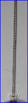 Norman Cherry, Sterling Silver Textured Pendant on Chain, Scottish 1978