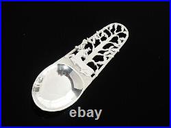 Novelty Scottish Sterling Silver Caddy Spoon, National Trust for Scotland 1986