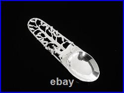 Novelty Scottish Sterling Silver Caddy Spoon, National Trust for Scotland 1986