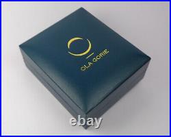 OMG RARE Ola Gorie Hallmarked Edinburgh 1989 Scottish Silver Scarf Brooch in Box