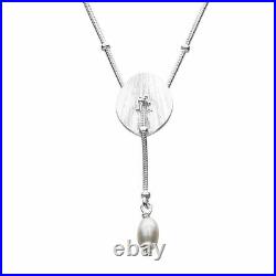 Ola Gorie 925 Silver Eve Pearl Pendant Chain Scottish