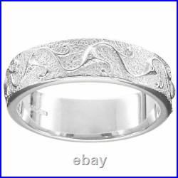Ola Gorie 925 Silver Stroma Wedding Ring Box Scottish