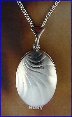 Ola Gorie 925 Sterling Silver Tide Locket 18 Chain Scottish