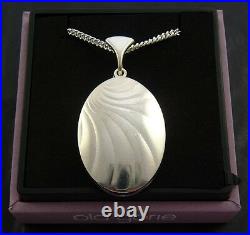 Ola Gorie 925 Sterling Silver Tide Locket 18 Chain Scottish