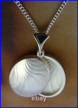 Ola Gorie 925 Sterling Silver Tide Locket 18 Chain Scottish