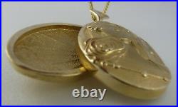 Ola Gorie 925 Sterling Silver Tide Locket 18 Chain Scottish