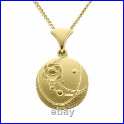 Ola Gorie 925 Sterling Silver Tide Locket 18 Chain Scottish