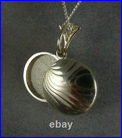 Ola Gorie 925 Sterling Silver Tide Locket Scottish Boxed